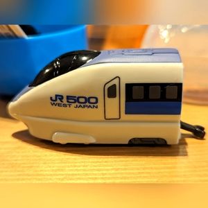 Two Japan Rail bullets train capsules